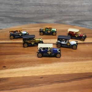Readers Digest Vintage Model T Die Cast Mini Cars 6 Cars Collectible